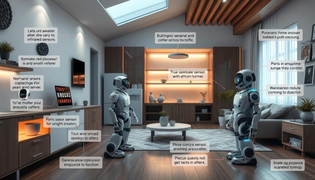 Sensors in home robots