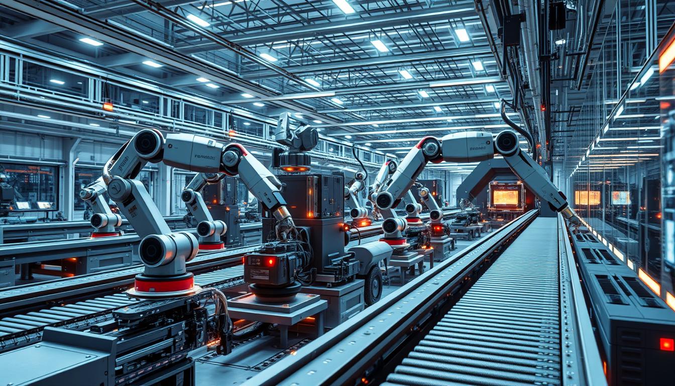 What are the primary challenges in integrating artificial intelligence in industrial robots?